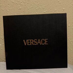 Versace Black Satin Pouch